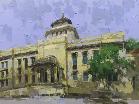 ベトナム大学の印象派作品